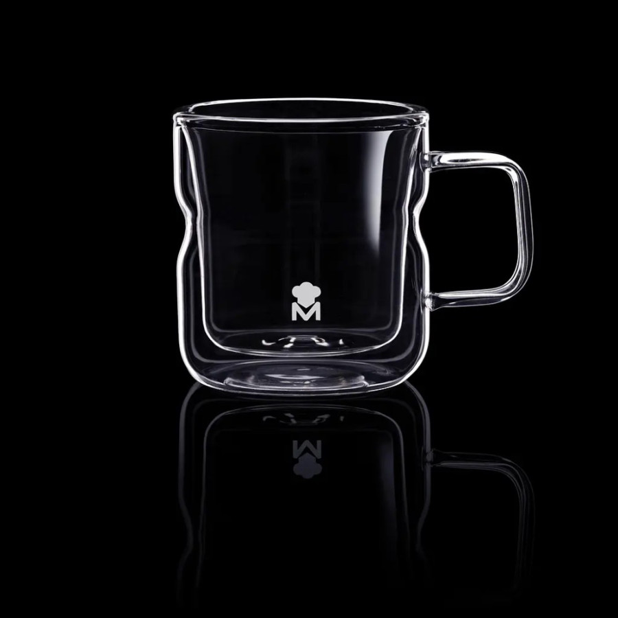  Набір чашок з подвійними стінками Bergner MasterPro Mixology, 140 мл, 2 шт (BGMP-20208) 